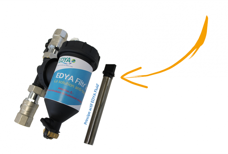 Curatif et préventif , le filtre neutraliseur de boue EDYA